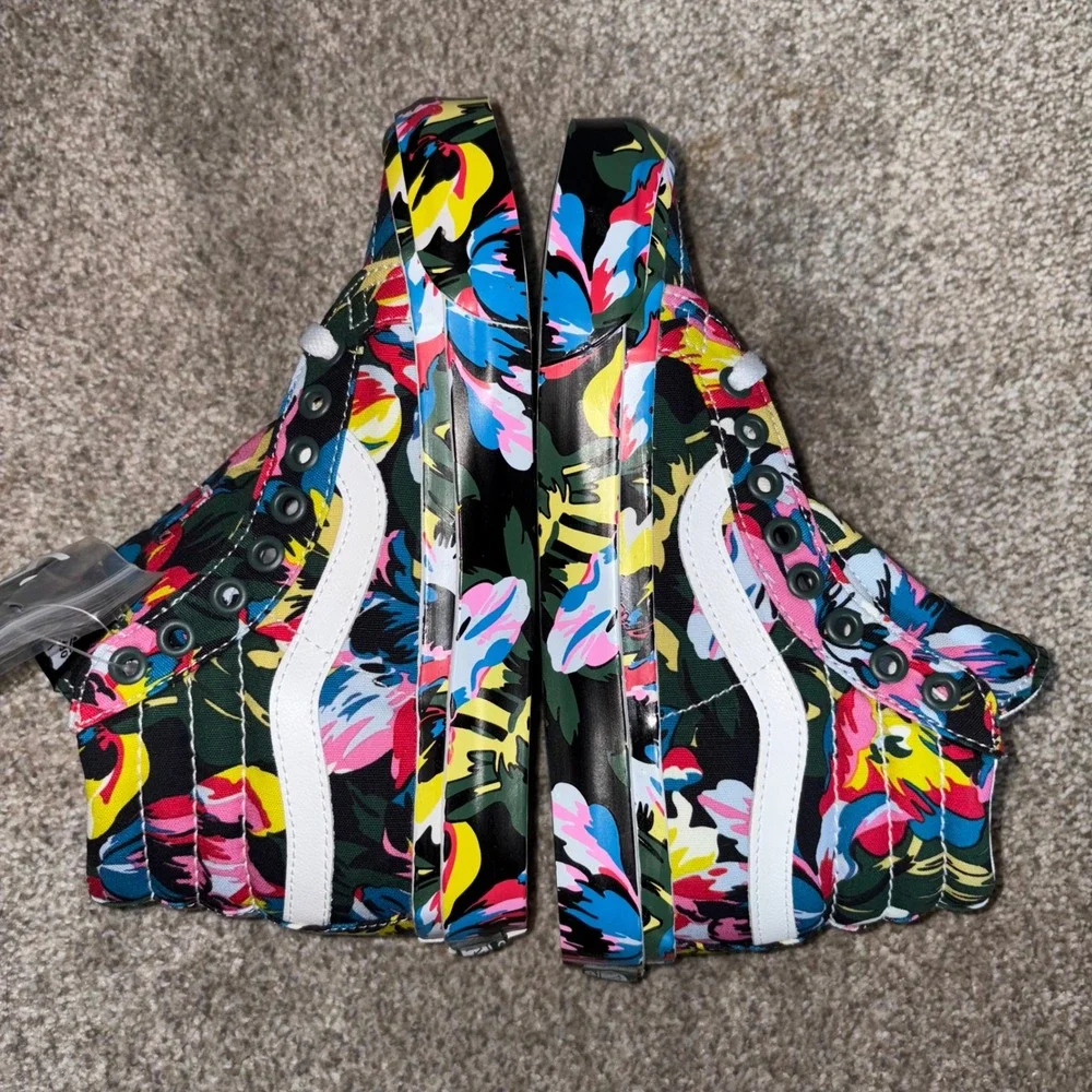 Vans x Kenzo OG Sk8-Hi LX Floral Green/True White Sneakers US Mens‎ 4 Womens 5.5